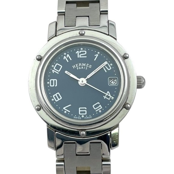 HERMES Clipper CL4.210 Stainless Steel Women's Watch with Quartz Movement and... - Picture 1 of 12